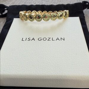 Lisa Gozlan Bezel Emerald Smiley-Brand New